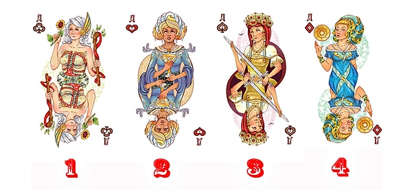 Итак, посмотрите на все 4 карты и выберите наиболее приглянувшуюся. Принимать решение следует быстро.