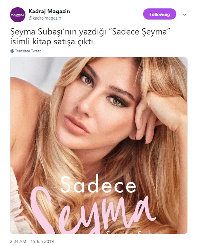 Kitabın ön satışa çıkmasıyla Twitter ahalisi de hem Şeyma'yı hem de kitabı tiye aldı!