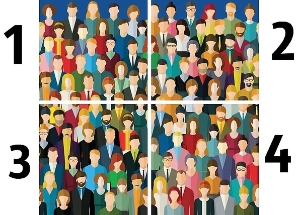 2. А теперь найдите человека, который улыбается (с зубами).