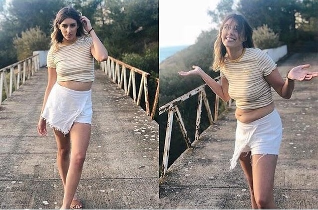 13. Bu gördüğünüz kadın profesyonel bir model, sizlere harika bir vücudunuz olmasa da böyle fotoğraflar çektirebileceğinizi kanıtlıyor.