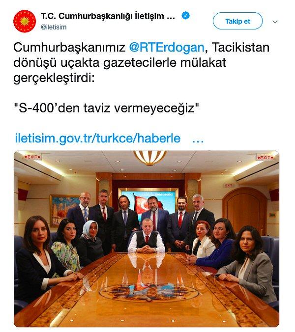 Cumhurbaşkanı Recep Tayyip Erdoğan, Asya'da İşbirliği ve Güven Arttırıcı Önlemler Konferansı 5. Devlet ve Hükümet Başkanları Zirvesi için geçtiğimiz günlerde Tacikistan’a gitmişti, hatırlarsanız.