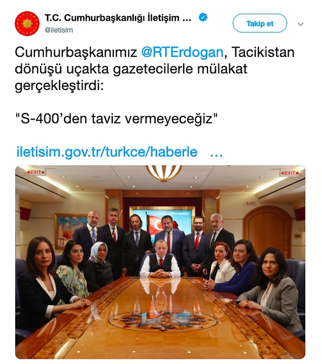 Cumhurbaşkanı Recep Tayyip Erdoğan, Asya'da İşbirliği ve Güven Arttırıcı Önlemler Konferansı 5. Devlet ve Hükümet Başkanları Zirvesi için geçtiğimiz günlerde Tacikistan’a gitmişti, hatırlarsanız.