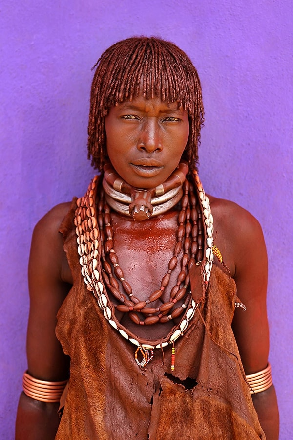 20. Хамеры - представители народа, проживающего на юго-западе Эфиопии