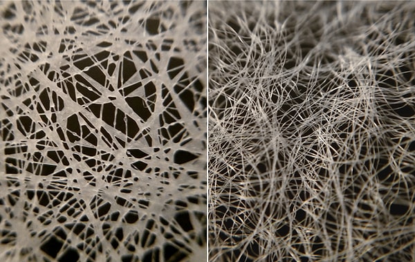 10. Синтетическая салфетка до и после сушки