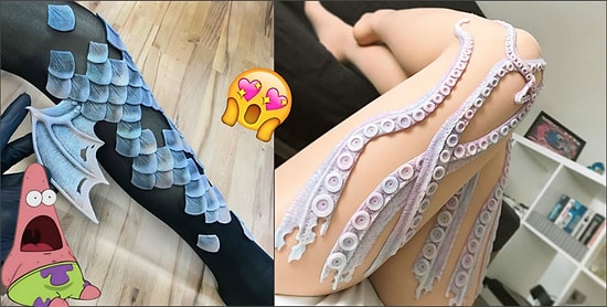 Удивительные дизайнерские колготки с щупальцами осьминога "разлетаются", как горячие пирожки