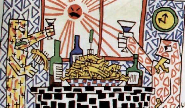 2. Виктор прекрасно рисовал и в детстве ходил в художественную школу