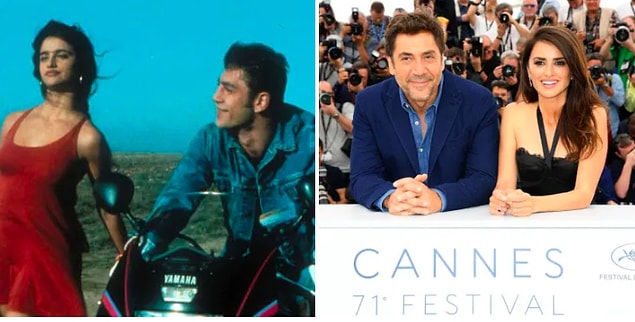 14. Penelope Cruz ve Javier Bardem 'Jamón, Jamón' çekimlerinde birbirlerine tutuldular, şu anda 2 çocukları var.