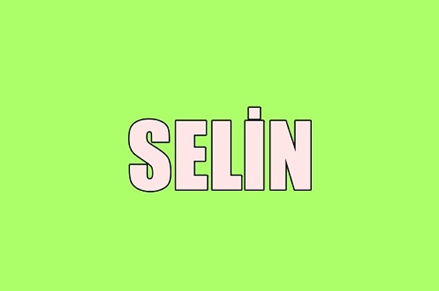 Sana gizliden gizliye aşık olan kişinin adı Selin!
