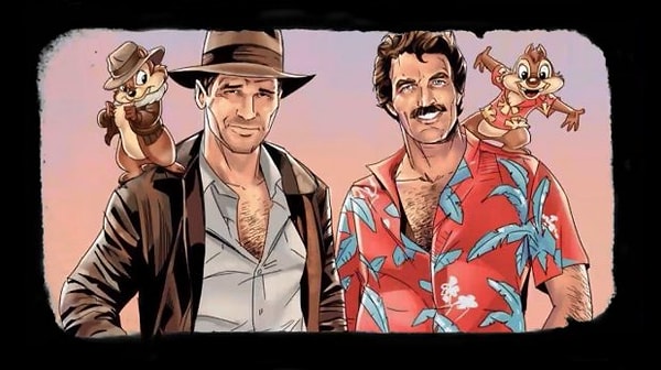 7. Чип и Дэйл были созданы по образам Индианы Джонса и детектива Магнума.