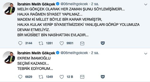 4. AKP eski Ankara Büyükşehir Belediye Başkanı Melih Gökçek de siyasetteki yanlışımızı düzeltmeliyiz şeklinde konuştu.