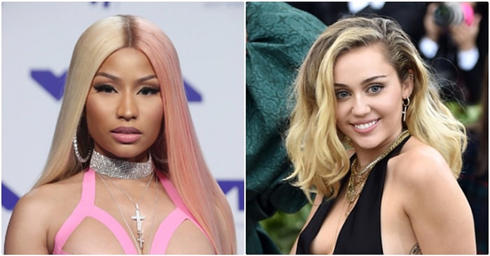 Yıldızları Bir Türlü Barışmayan Miley Cyrus ve Nicki Minaj'ın Kavgası 'Cattitude' Şarkısı Yüzünden Tekrar Alevlendi!