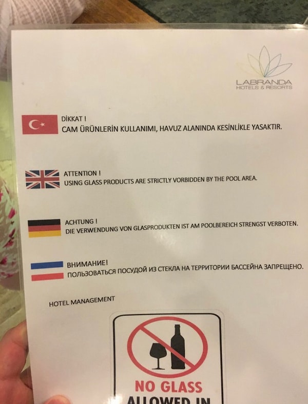 13. В оправдание турков можно сказать, что и не все россияне знают точную последовательность цветов в своем флаге :)