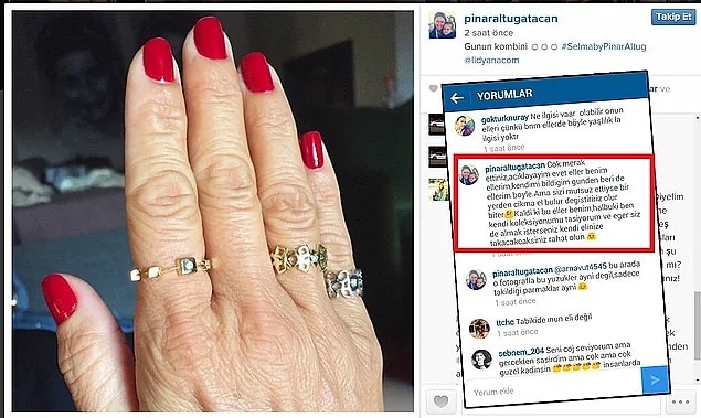 Bu yorumlar bitmiyor, bitemiyor elbette ama belki de magazin dünyasının bu durumdan en çok çeken ismi Pınar Altuğ...