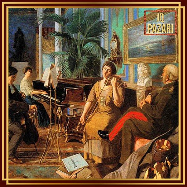 14. Haremde Beethoven eserini gördüğümüz Abdülmecid Efendi hem sanat için yaptığı çalışmalar hem de Osmanlı hanedanın bir üyesi olmasıyla tarihe geçer.