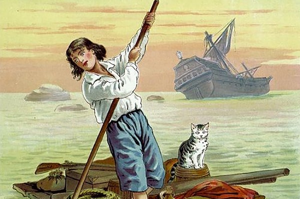 9. Что, помимо денег и шапки, Робинзон Крузо взял с собой, уезжая с острова?