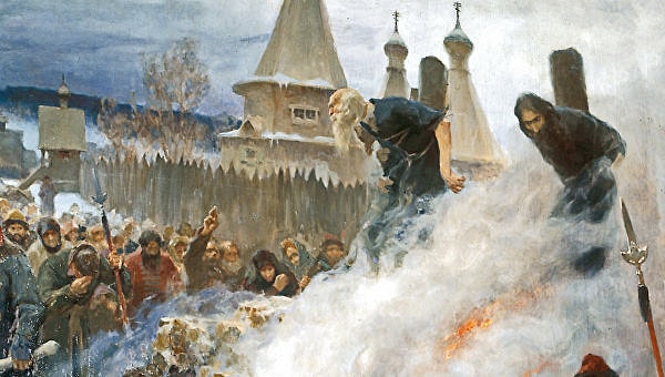 1. Из-за реформ какого патриарха случился раскол в Русской православной церкви?