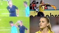 Maçta Yaptığı Şaka ve Gülüşüyle Gönülleri Fetheden Kadın Hakem: Fernanda Colombo
