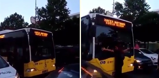 İETT Otobüsünde 'Zafer Bayramınız Kutlu Olsun' Yazısıyla Beraber 'Her Şey Çok Güzel Olacak' Parçası Çalındı!