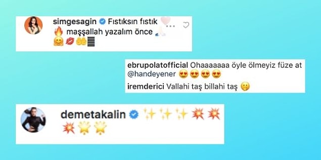 Yorum yapanlar arasında yakın arkadaşları ve bir dargın bir barışık olduğu Demet Akalın da vardı.
