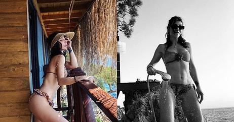 Hande Yener Instagram'da Paylaştığı Bikinili Fotoğraflar Nedeniyle İltifat Yağmuruna Tutuldu, Ortalık Yıkıldı!