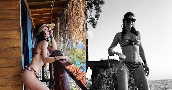 Hande Yener Instagram'da Paylaştığı Bikinili Fotoğraflar Nedeniyle İltifat Yağmuruna Tutuldu, Ortalık Yıkıldı!