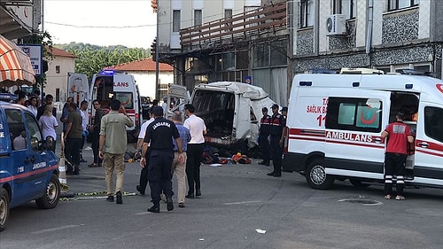 Edirne’de Göçmenleri Taşıyan Araç Kaza Yaptı: 10 Meyyit, 30 Yaralı