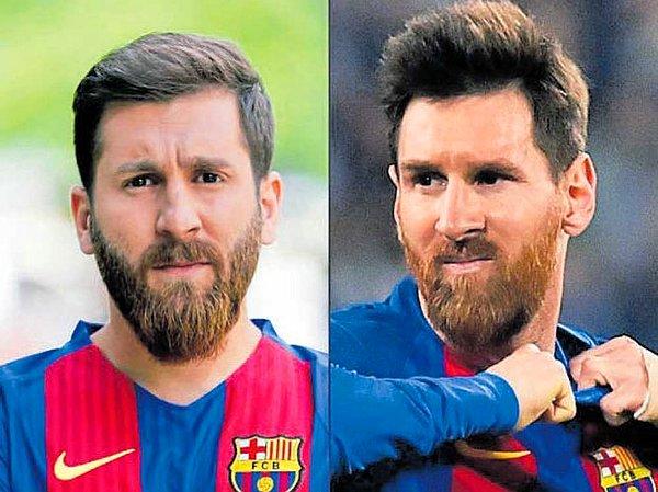Barcelona'nın yaşayan efsanesi Messi'nin İranlı benzeri, iddialara göre kendisini gerçek Messi olarak tanıtmış.