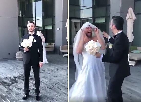 Evleneceği Kadını Fotoğraf Çekimi İçin Beklerken Ufak Bir Sürprizle Karşılaşan Damat