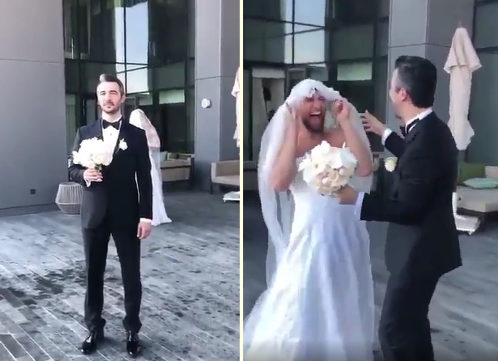 Evleneceği Kadını Fotoğraf Çekimi İçin Beklerken Ufak Bir Sürprizle Karşılaşan Damat