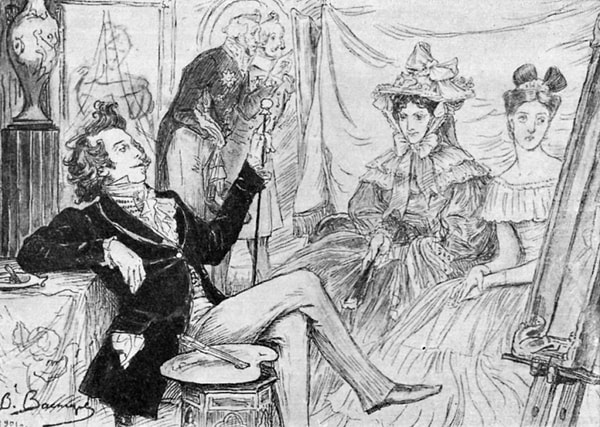 8. Действие повести "Портрет" происходит: