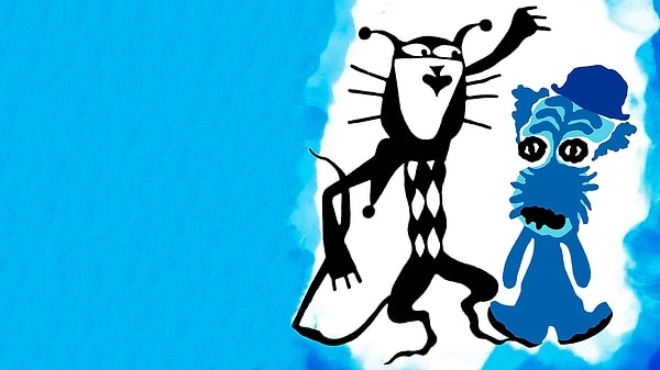 11. Кто озвучивал кота в мультильме "Голубой щенок"?