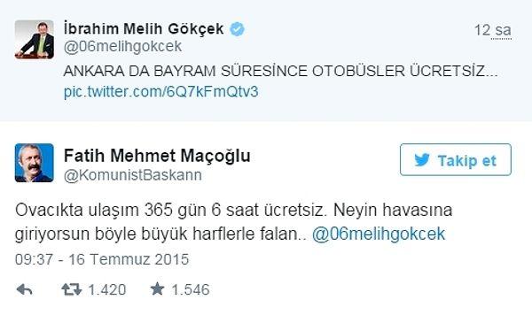 10. Komünist Başkan Fatih Mehmet Maçoğlu'nun sahte hesabı, gerçeğinden daha fazla ortalarda. Bu o değil!