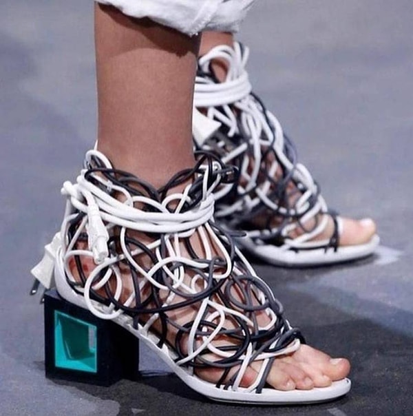 3. Модные босоножки из подручных материалов, последний тренд