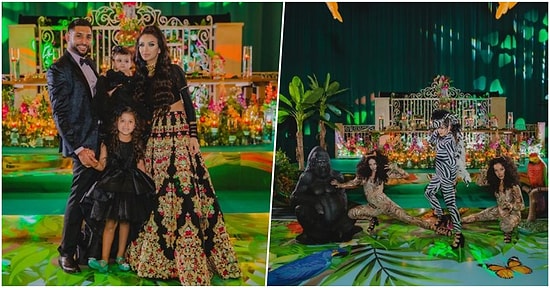 Amir Khan ve Faryal Makhdoom'un Küçük Kızları İçin Düzenledikleri 75 Bin Pound Değerindeki Dudak Uçaklatan Doğum Günü Partisi