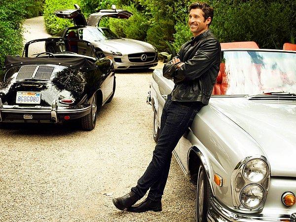 4. Grey’s Anatomy isimli diziden tanıdığımız aktör Patrick Dempsey aynı zamanda bir araba yarışçısı. Ünlünün nadir ve klasik arabalara olan ilgisi herkes tarafından bilinen bir özelliği.