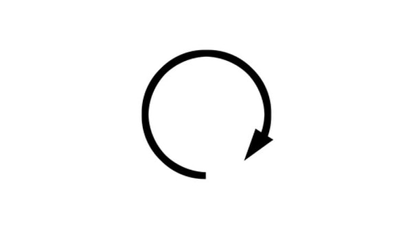 11. Привычной рукой нарисуйте окружность и завершите ее стрелкой. В какую сторону смотрит стрелка?