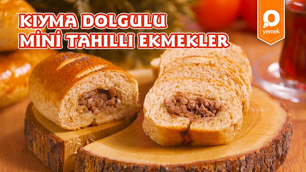 Minik Minik Ekmeklerin İçine Bir Sürpriz Sakladık: Kıyma Dolgulu Mini Tahıllı Ekmek Nasıl Yapılır?