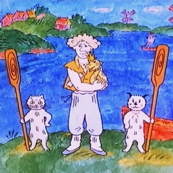 2. А верных друзей Вани из мультфильма "Волшебное кольцо" помните?