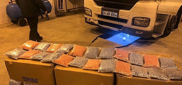 Türkiye, uyku ilacı ve yatıştırıcı maddenin en çok yakalandığı dördüncü ülke.