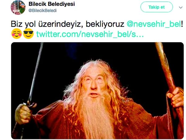 8. Nevşehir Belediyesi'nin Attığı Tweet'e Bilecik Belediyesi'nin Verdiği Cevap ve Sonrasında Gelişen O Muhteşem Atışma