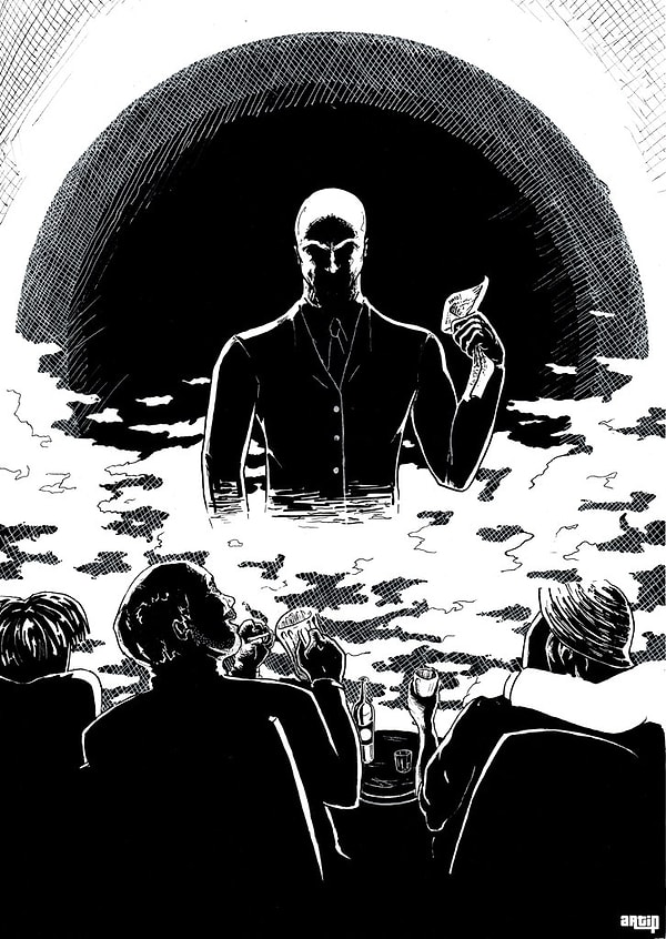 6. Через час отсюда в чистый переулок вытечет по человеку ваш обрюзгший жир, а я вам открыл столько стихов шкатулок, я — бесценных слов мот и транжир.