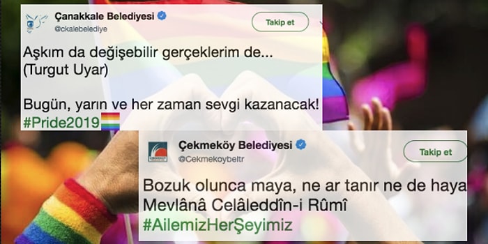 Belediyeler Fena Kapıştı! Onur Yürüyüşüne Destek Veren Belediyelerle Karşı Çıkan Belediyeler Birbirine Girdi