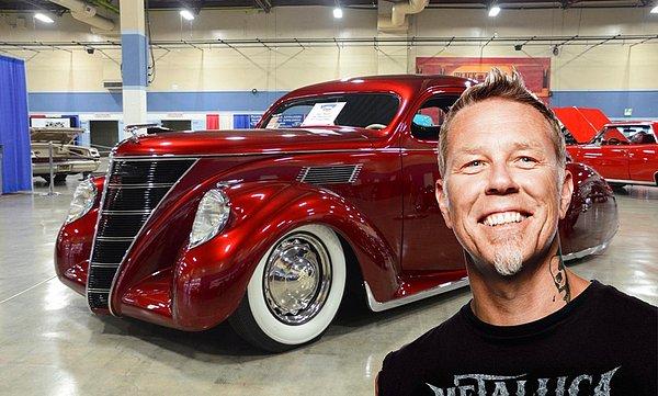 2. Efsane grup Metallica'nın gitaristi James Hetfield da araba tutkusu ile biliniyor. Bu koleksiyon insanı büyüler...