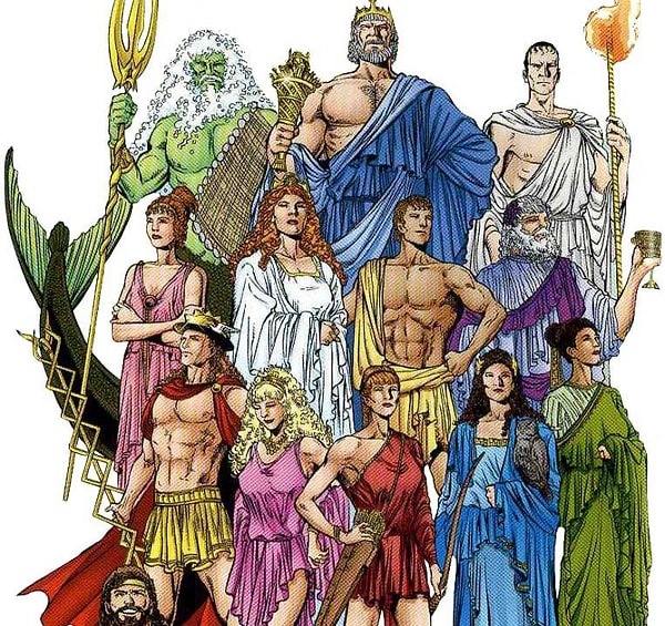 6. Который из нижеуказанных богов не входил в олимпийский пантеон ?