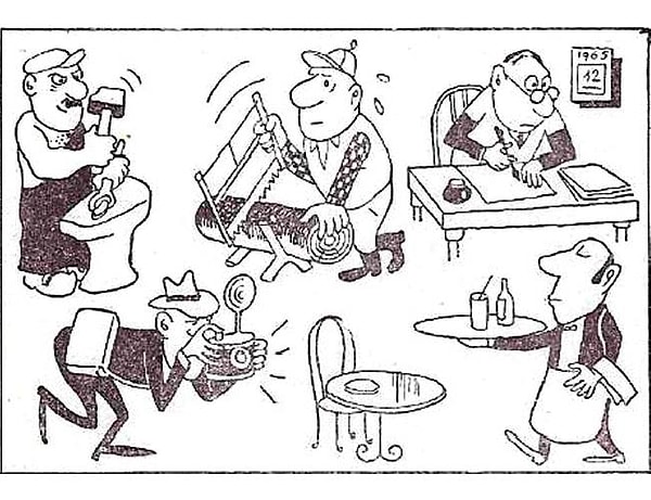 3. Кто из них левша?