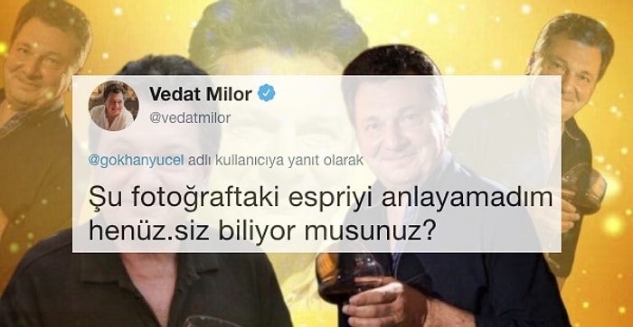 Kendisine Yapılan Monteye Verdiği Muazzam Cevapla Hepimizi Gerçek Bir Fenomen Olduğuna İkna Eden Vedat Milor