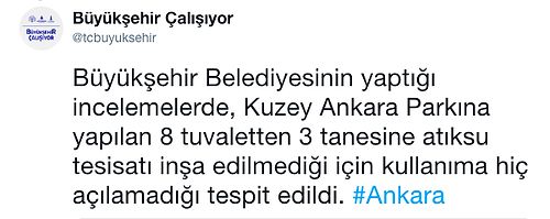 Ankara’da İ. Melih Gökçek Periyodunda Yapıldıktan Sonra Çürümeye Terk Edildiği Sav Edilen Binalar, Yerler ve Toplumsal Tesisler