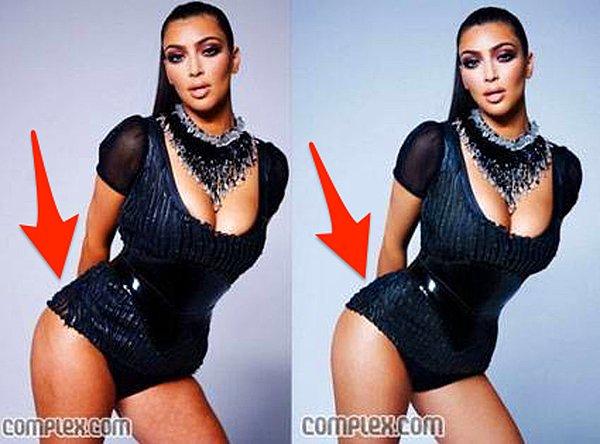 6. Kim Kardashian West, Complex Magazine için 2009 yılında poz verdi ama Complex büyük bir hata yaptı.