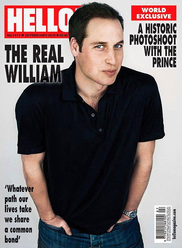 11. 2010'da Hello! dergisinin kapağında Prens William yer aldı.