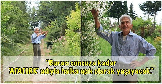23 Yıl Önce Satın Aldığı Taşlı ve Dikenli Araziyi Bir Cennete Çevirerek Halkın Kullanımına Açmayı Planlayan Recep Amca
